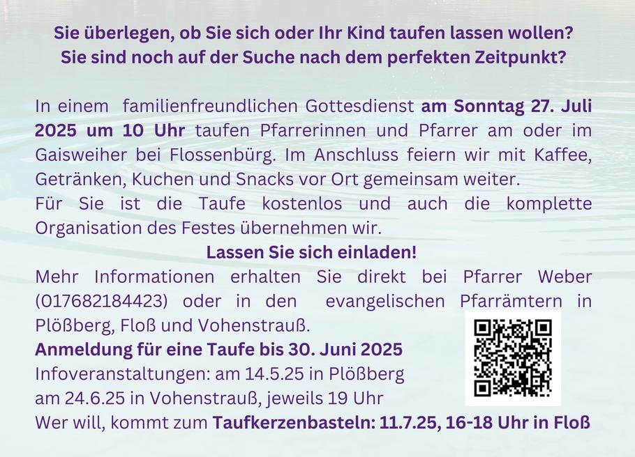 Tauf Fest Gottesdienst II